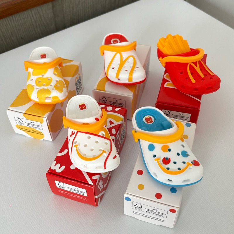 McDonalds x Crocs Keychain Happy Meal