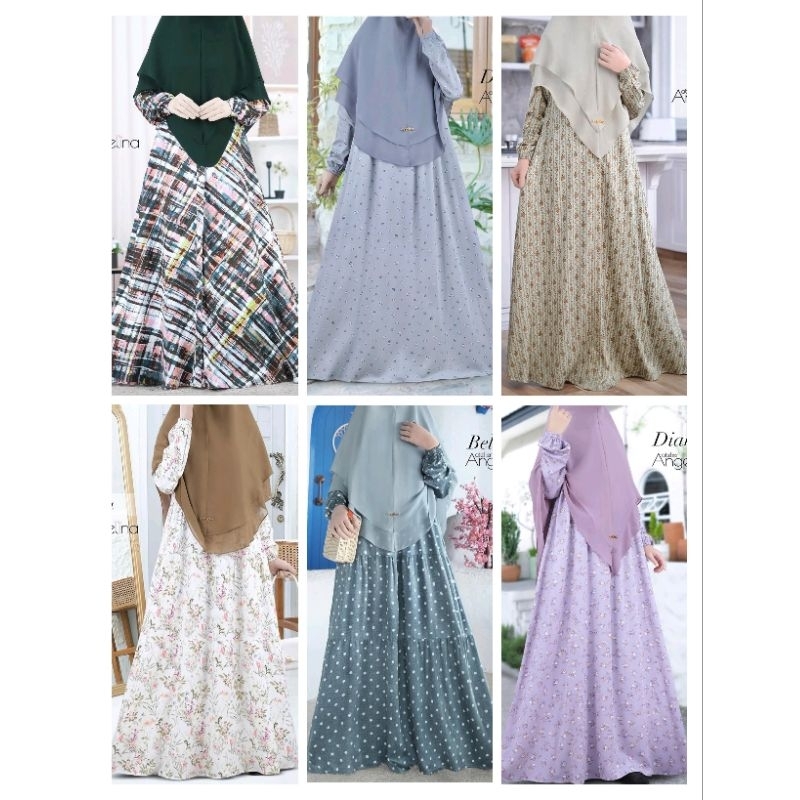 Bella Diana Serene Dress Paris Viscose XS dan S Atelier Angelina