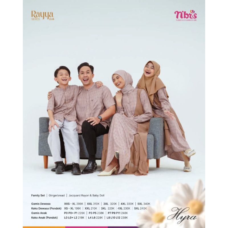 PROMO Sarimbit Nibras Hyra Gingger bread/ Sarimbit