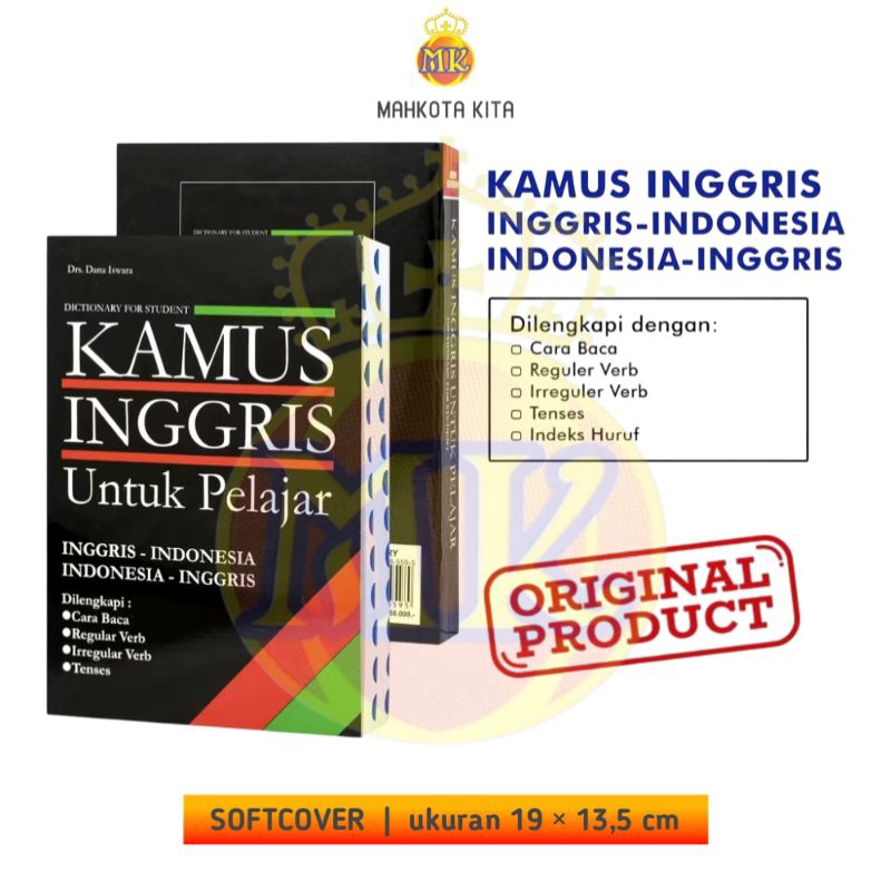Kamus Bahasa Inggris Untuk Pelajar SD, SMP, SMA | Kamus Bahasa Inggris-Indonesia Indonesia-Inggris