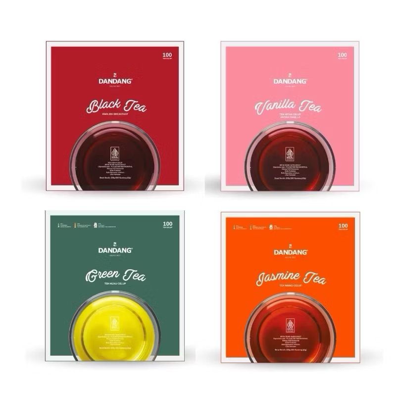 

Teh Dandang Vanilla / Black Tea / Green Tea / Jasmine Tea sachet