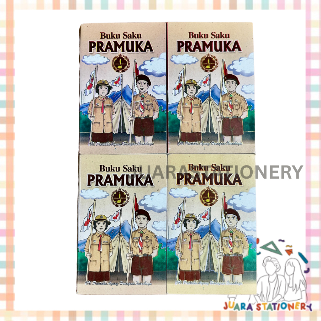 

(1469) JUARASTATIONERY Buku Saku Pramuka / Buku catatan anak pramuka Notes bergaris Notes kecil