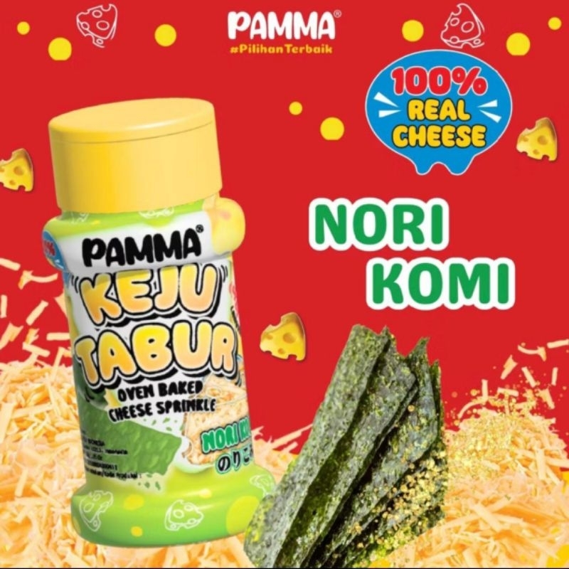 

PAMMA KEJU TABUR OVEN BAKED CHHESE SPRINKLE Botol 30gr