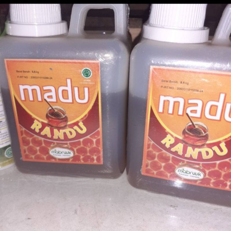 

Madu Murni Bunga Randu 500 Gram Mabruk
