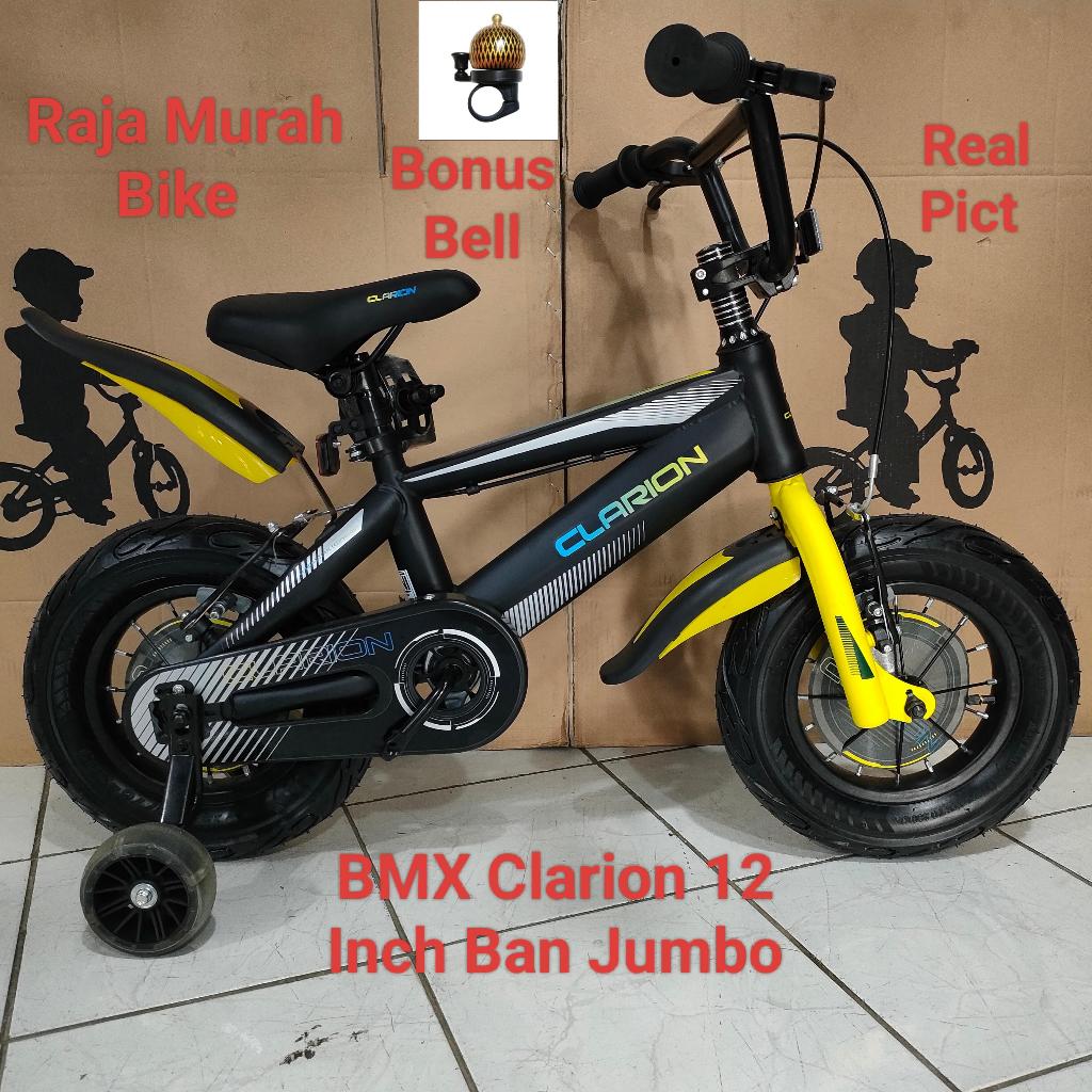 Sepeda Anak Bmx Clarion 12 Inch Ban Besar Sepeda Anak Laki Laki BMX 12 Clarion Ban Jumbo Bmx 12