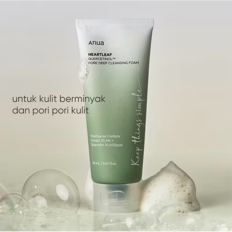Anua Heartleaf Pore Deep Cleansing Foam 150ml