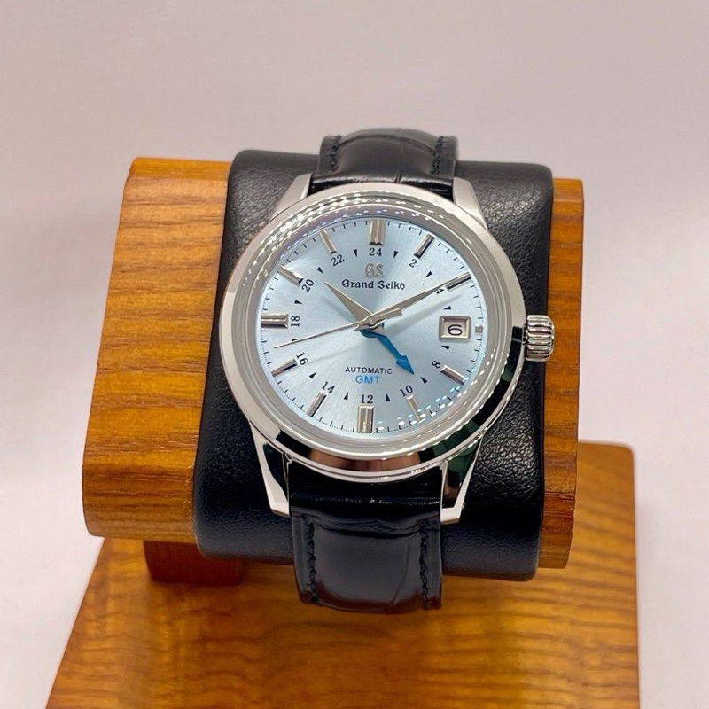 Grand Seiko Ice Blue NH34 GMT Dual Time Zone