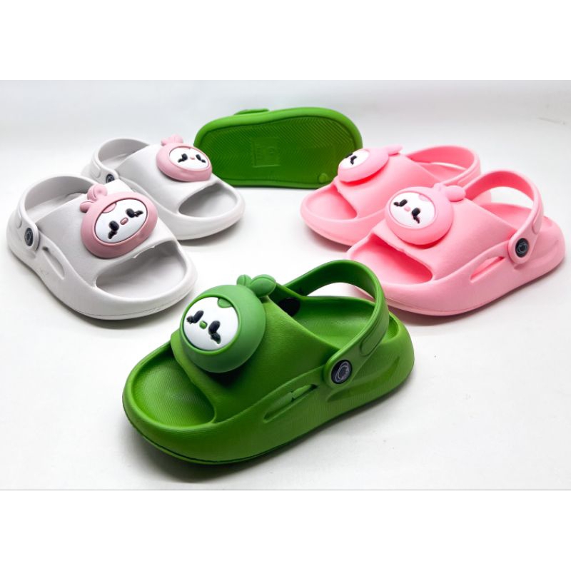 SANDAL SLIP ON IRSOE 307 MOTIF BONEKA TERBARU /SANDAL SELOP IRSOE WANITA & PRIA TERMURAH UK 19-29 / 