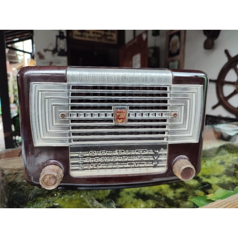radio antik tabung jadul ebonit