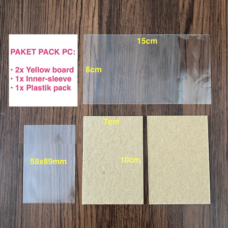 

Set Lengkap Bahan Packing Photocard PC Idol Korea