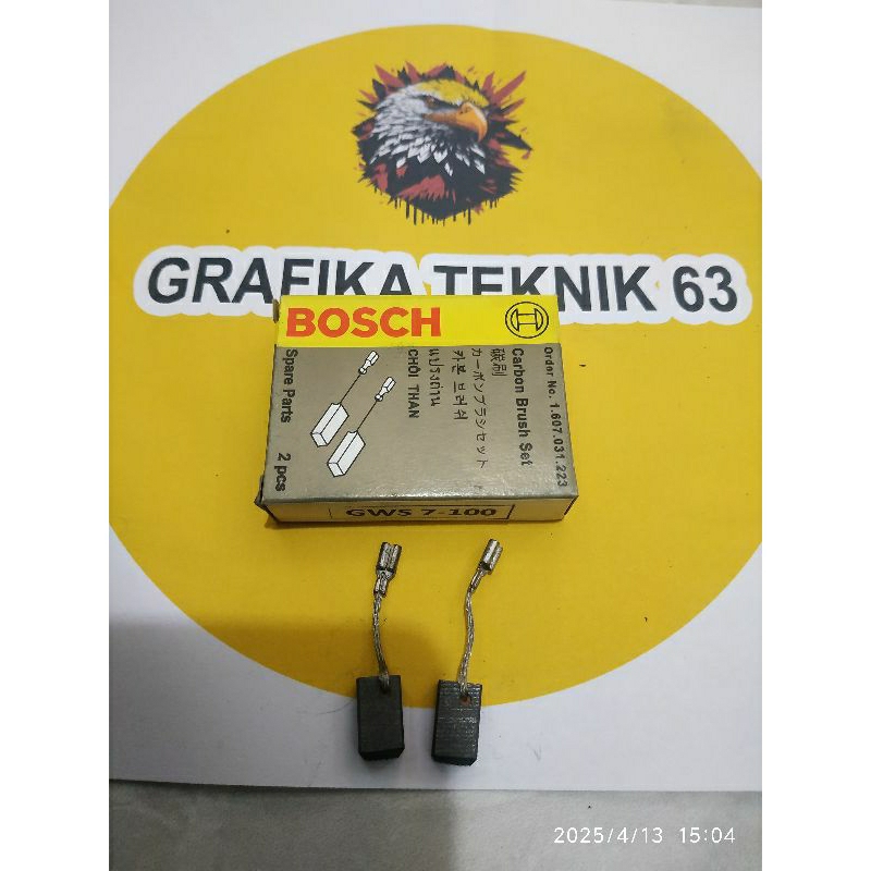 carbon brush Bosch GWS 7100/arang spul Bosch GWS 7100