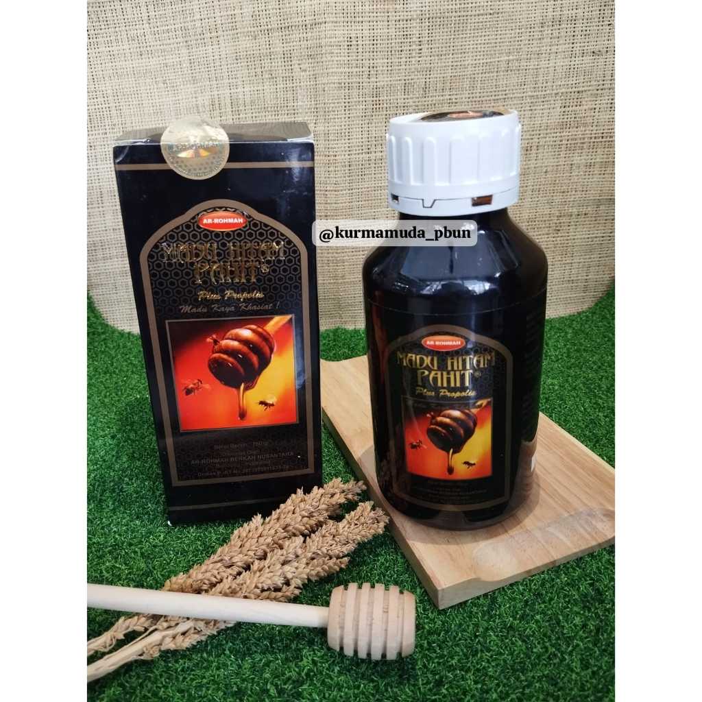 

Madu Hitam Pahit 750 gr plus Propolis