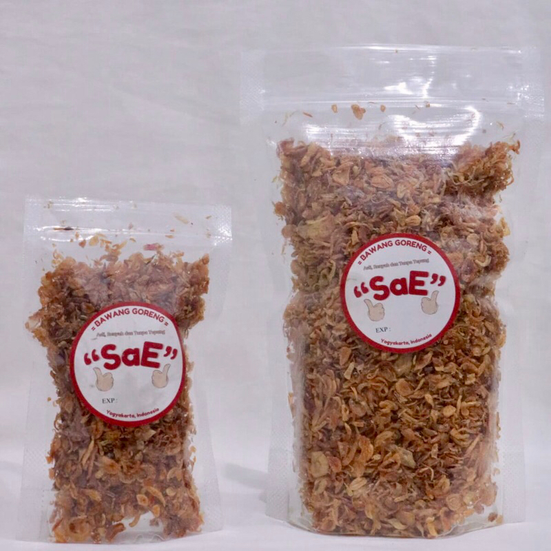 

[TERMURAH] BAWANG GORENG BREBES Grade A ASLI TANPA TEPUNG "SaE