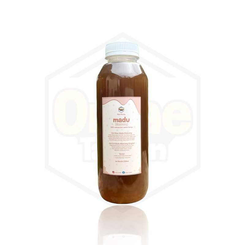 

MADU KLANCENG LIAR ASLI 100%, exstra propolis, trigona, kelulut, teuweul, madu propolis madu lambung, kemasan 500ml
