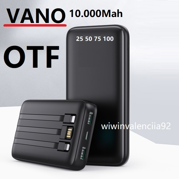 POWERBANK 10.000MAH DOOKING Kapasitas Sepuluh Ribu Mah Jack USB C INPUT LIGHTNING & USBC Super HOLDE