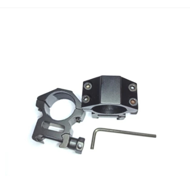 DR Mounting Rell 22 OD 30 Pendek Mounting Teleskop Rail