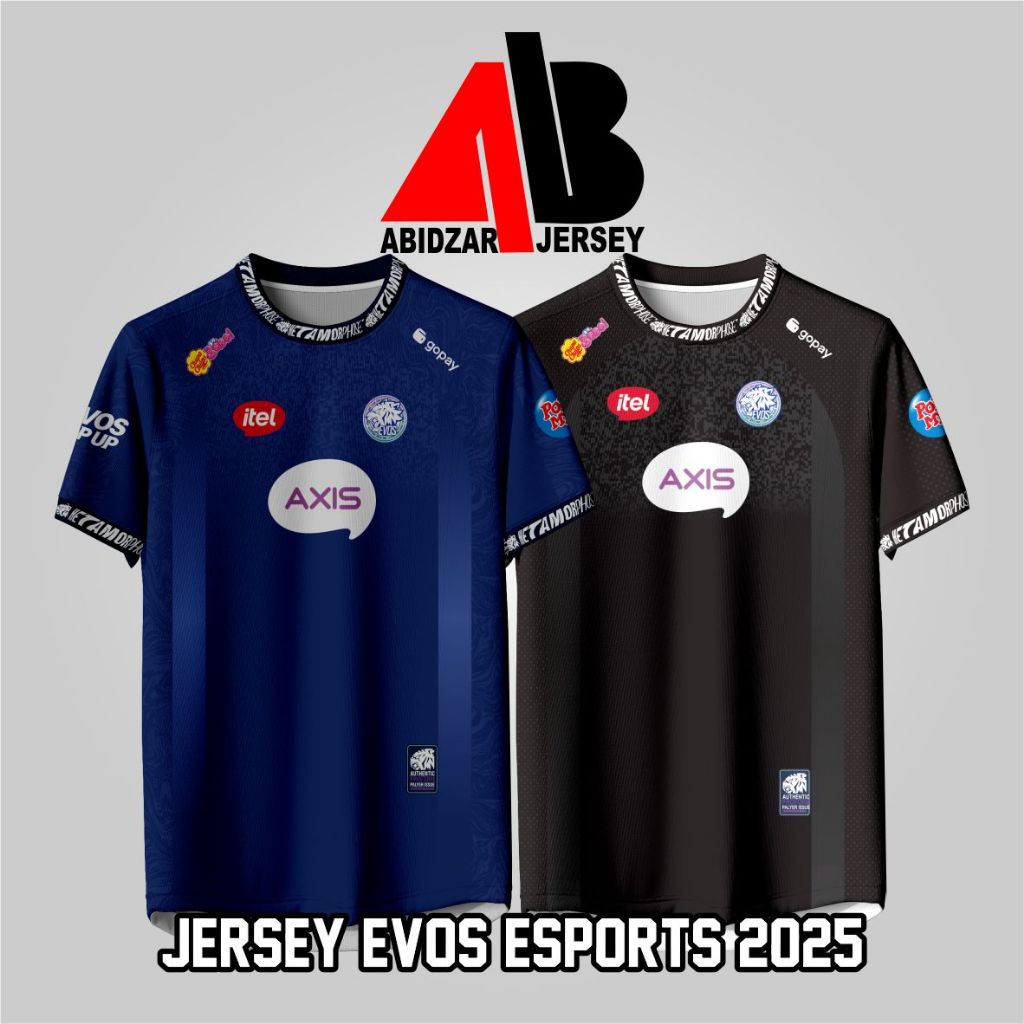 Jersey Evos Esports 2025 Baju Kaos Game Mobile Legend Bisa Request Nama