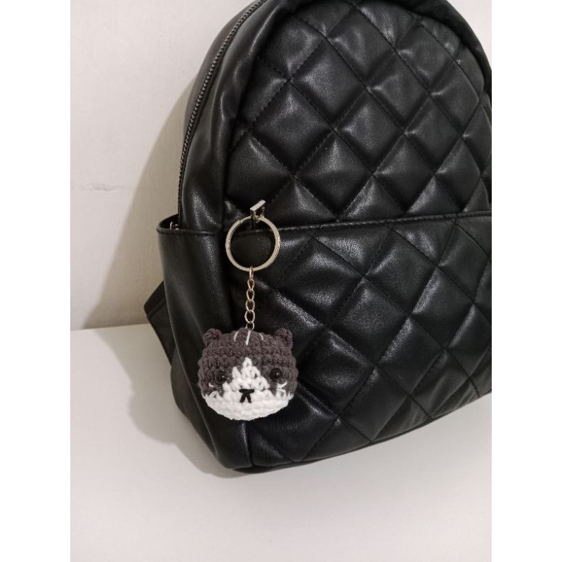 Crochet Cat Keychain