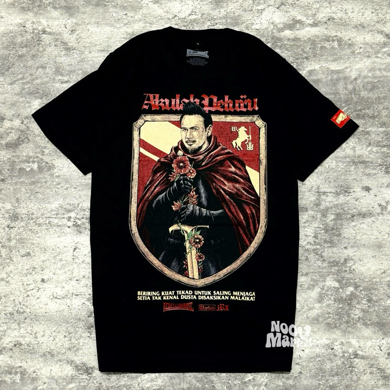 noov music merch Rebellion Rose X JRX SID - Akulah Peluru 2025 Tshirt - Black | Official Merchandise