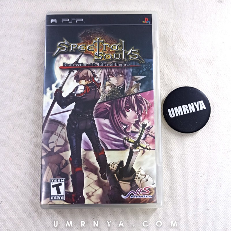PSP UMD Kaset Spectral Souls CD Disk Game PS Games Playstation Portable