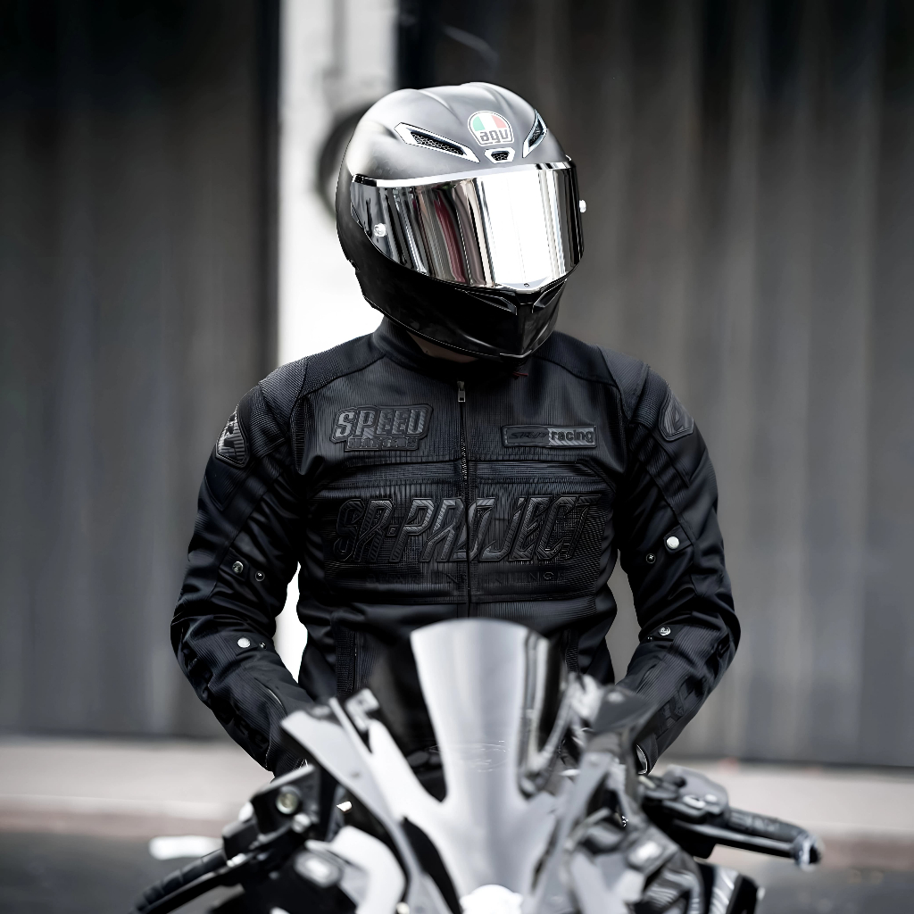 JAKET MESH SR-PROJECT RIDERA Superblack carbon