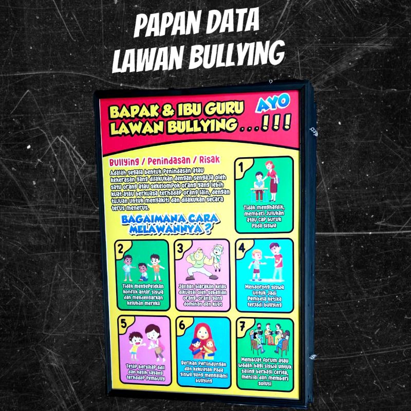 

Lawan Bullying Papan Data sekolah 120x80