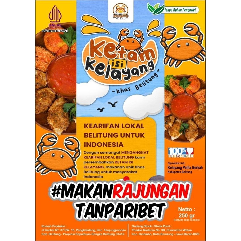 

KetamIsiKelayang#Rajungan isi 5 pcs