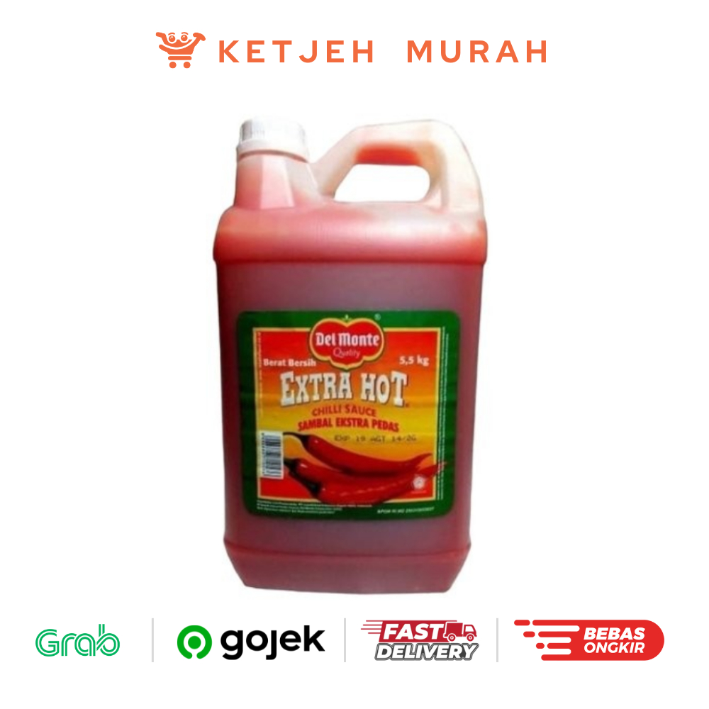 

Delmonte Saus Sambal Extra Hot Jerigen 5,7 KG