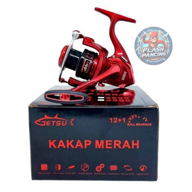 Reel Getsu Kakap Merah 1000/2000/3000/7000 Power Handle