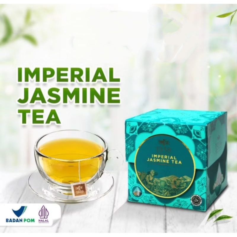 

Tong Tji 1938 Imperial Jasmine Tea 15s - Daun Teh Premium / Premium Tea Bag / English Tea / Teh Celup Melati / Teh Celup Premium / Breakfast Tea / Teh Tubruk Wangi / Celup Earl Grey Tea / Teh Solo / Teh Melati / Tongtji Celup Premium / Teh Celup Premium