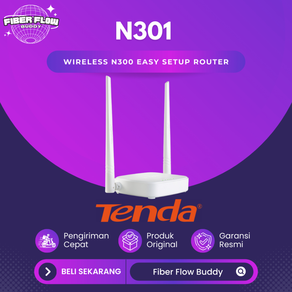 Tenda N301 Wireless Router N300