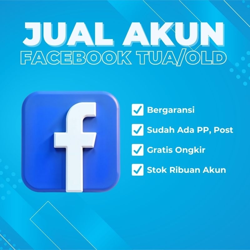 AKUN FB 2FA FOTO PROFIL PERMANEN BERGARANSI