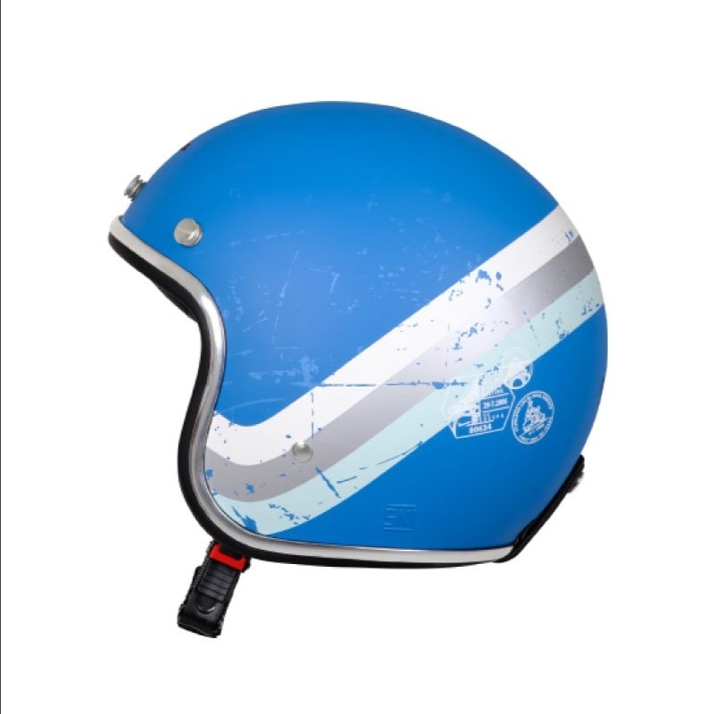 HELMET VESPA HERITAGE AZZURRO ORIGINAL HELM VESPA