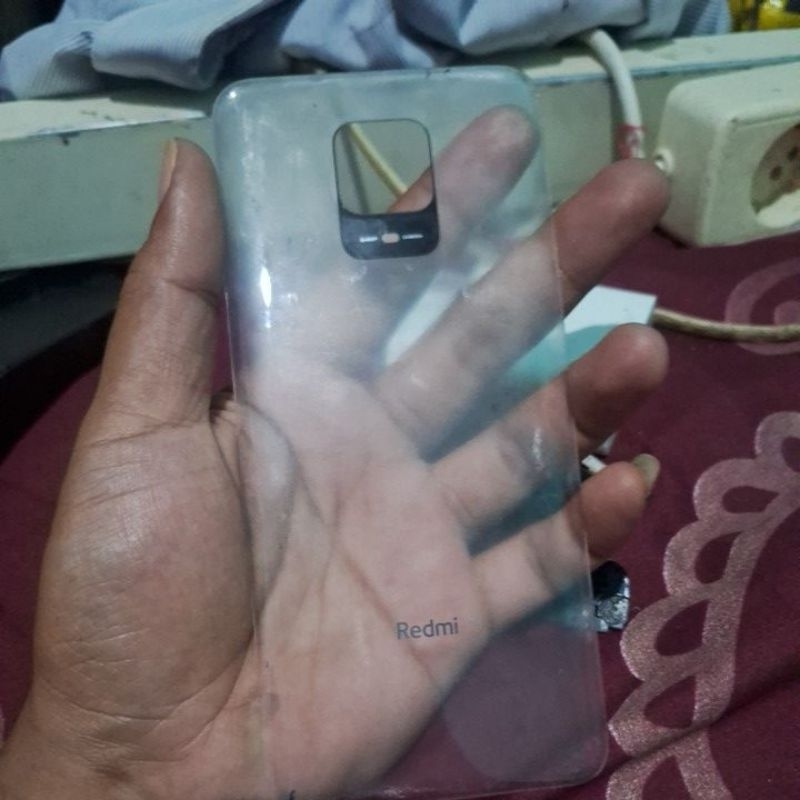 backdoor kaca transparan belakang redmi note 9 pro copotan