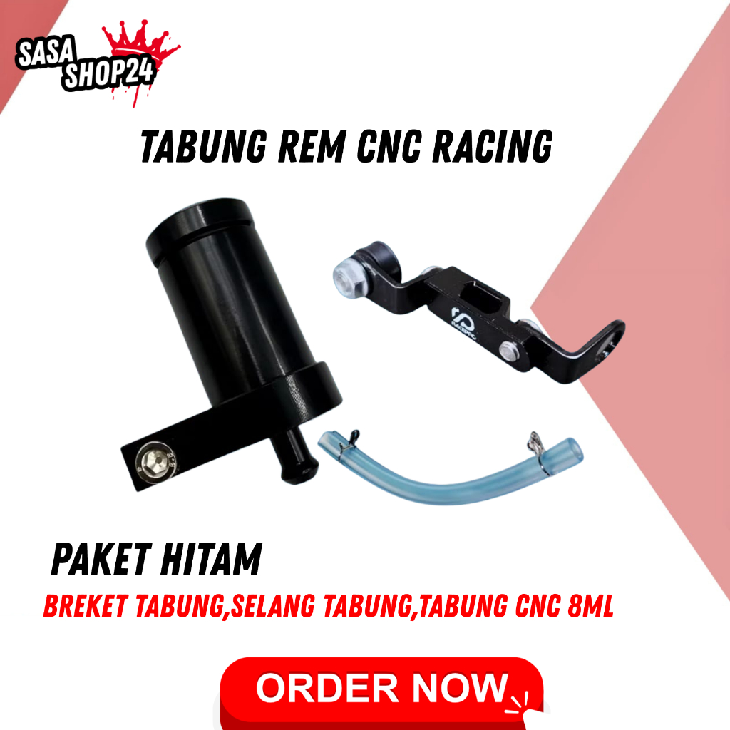 Tabung Rem CNC Racing Tabung minyak rem kecil tabung cnc minyak rem tube tutup hawa tabung shock cnc
