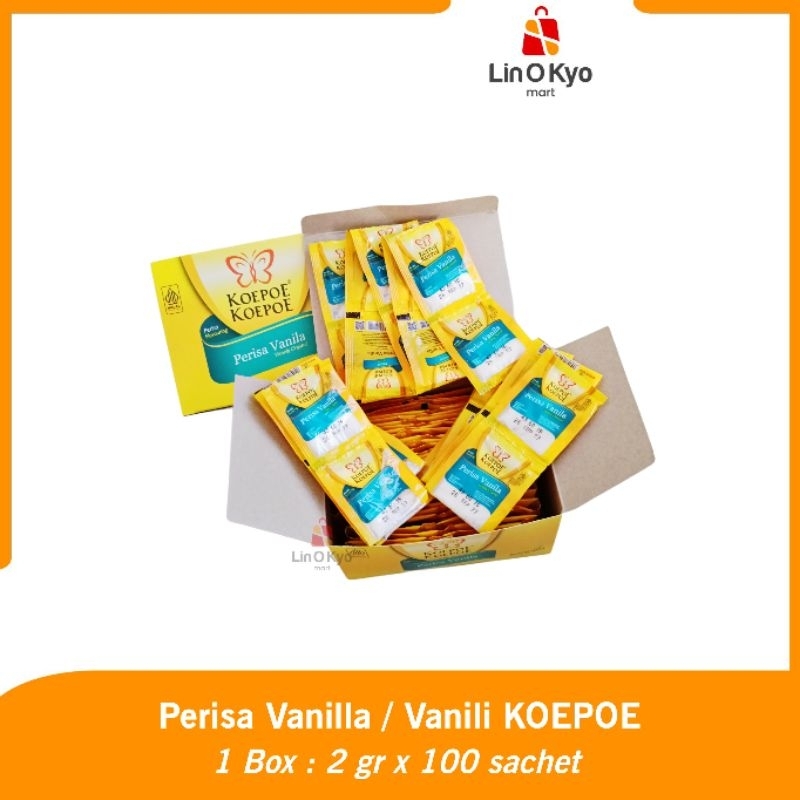 

KOEPOE Perisa Vanila / Vanili ( Box isi 100 sachet x 2gr)