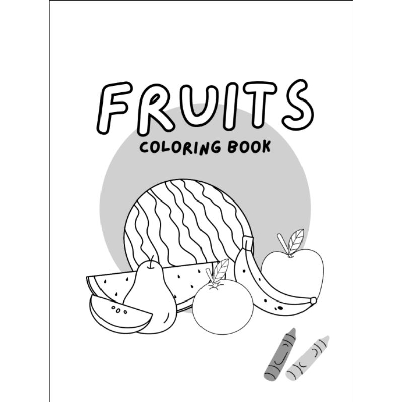 Buku Mewarnai Untuk Anak 2 Tahun (buku digital) Coloring Book PDF toddler 3tahun