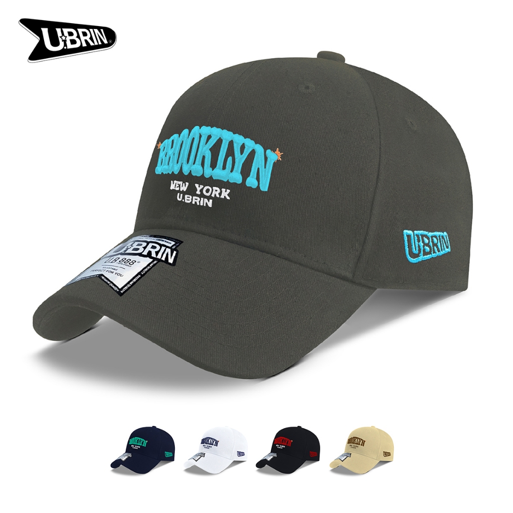 U.BRIN Topi Baseball UB8027 Original BROOKLYN Modern UBRIN Hat Cap Casual Distro Fashion Dewasa