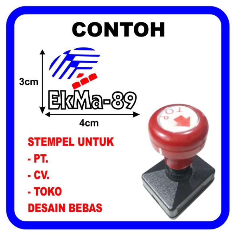 

STEMPEL FLASH 4 WARNA UKURAN KOTAK 3x4cm UNTUK PT / CV / TOKO