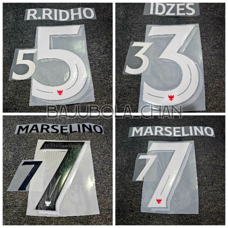 Nameset Original Timnas Indonesia 2025