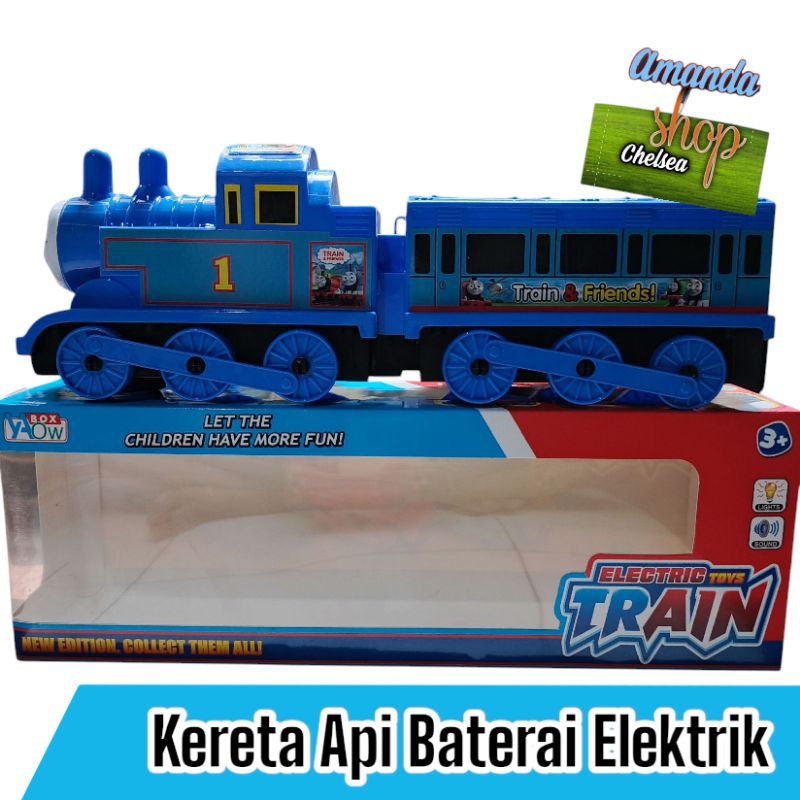 Mainan Anak Kereta Api Baterai Elektrik