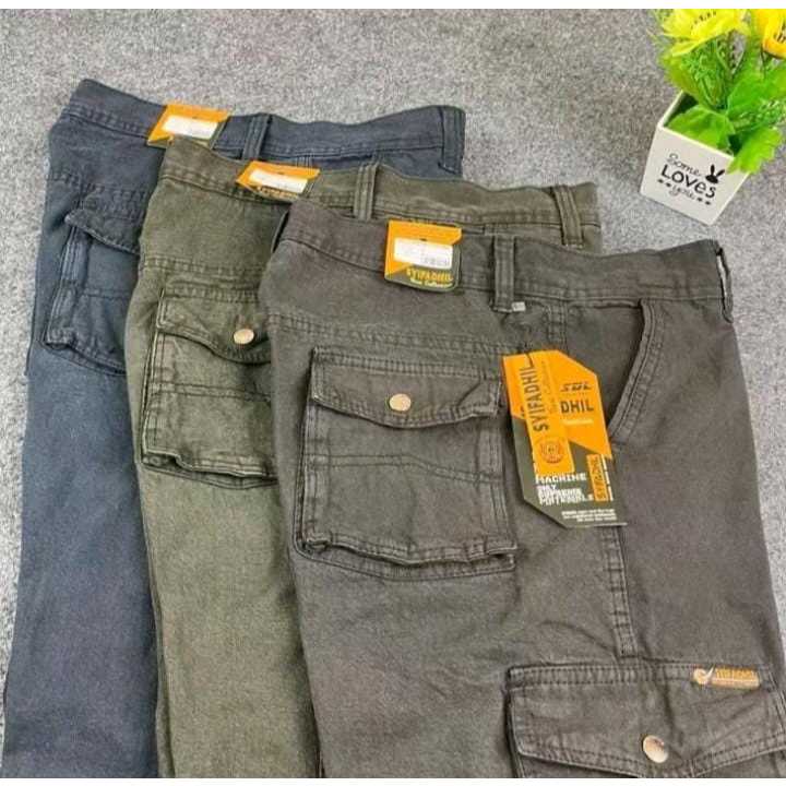 Celana Panjang Cargo Levis Denim Pria Premium Distro Terbaru Model Terbaru Untuk Remaja