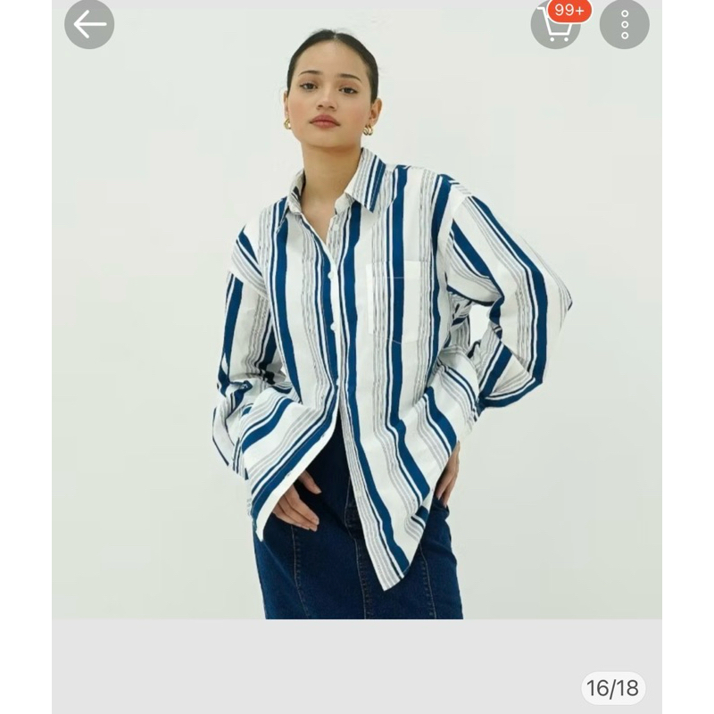 (PRELOVED) - KAIAHATI Tania Basic Oversized Shirt