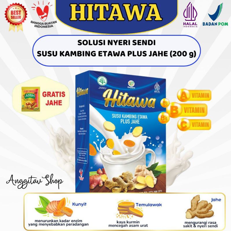 

SUSU HITAWA 200g Susu Etawa Plus Jahe