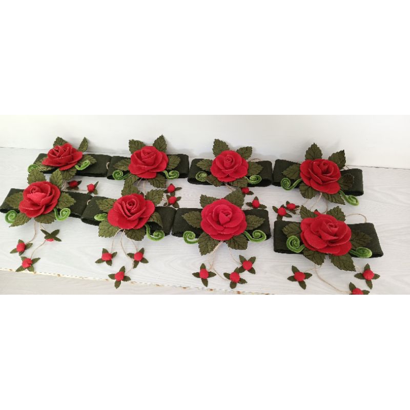 Tali ikat gorden hordeng horden BUNGA MAWAR