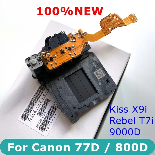 Untuk Canon 77D 800D 9000D EOS Kiss X9i Rebel T7i Unit Rana CG2-5514 dengan Motor Tirai Blade Peraki