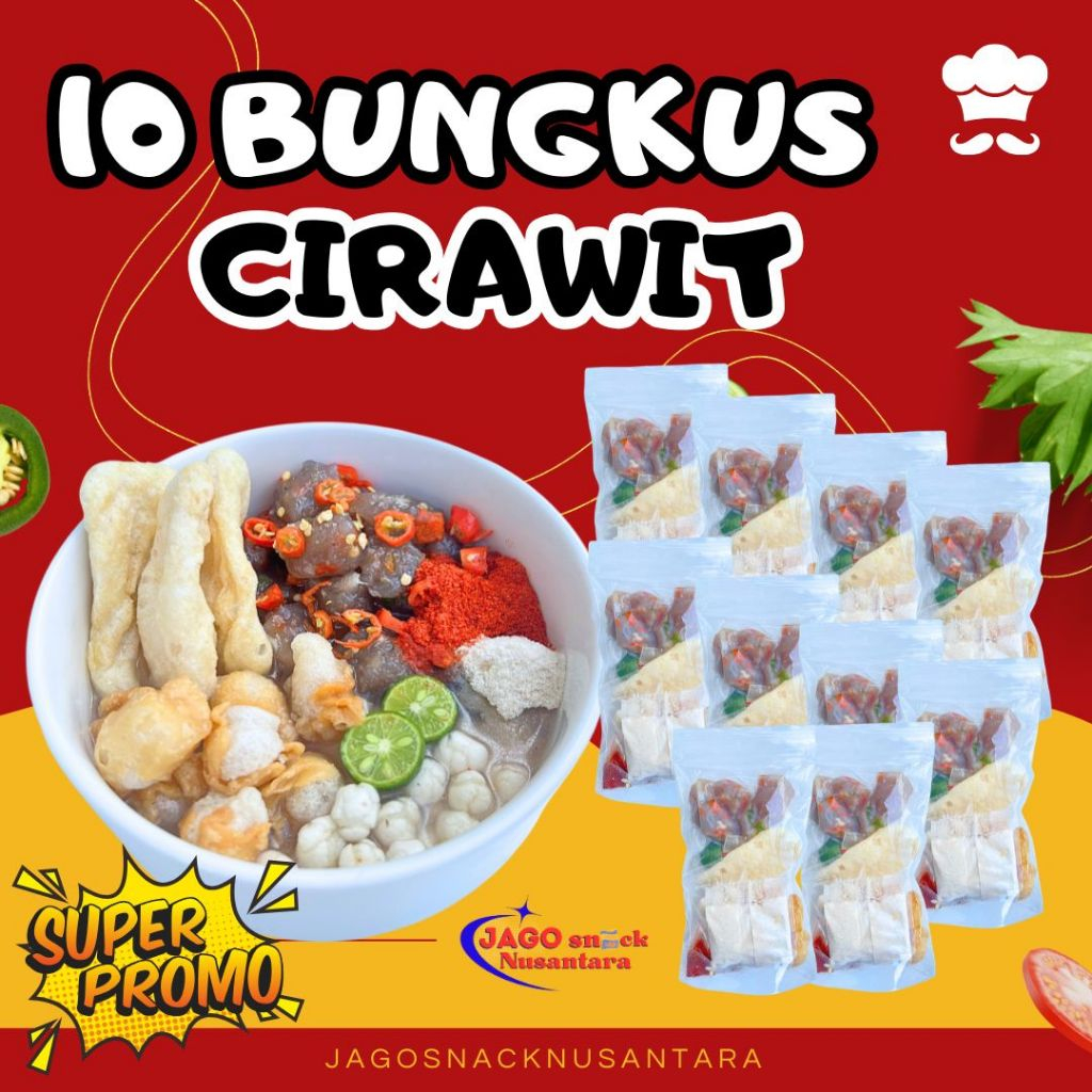 

10 Bungkus Boci Cirawit Pedas Food Kaldu Hotpot Instan