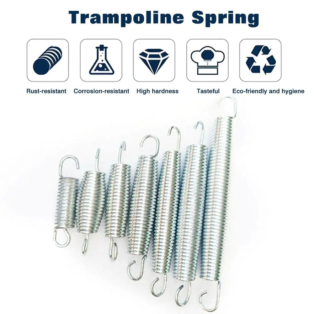 2pcs Trampolin Snap Hook Trampolin Jumbo Hook Stainless Tranpolin Kuat Dan Tahan Lama Mata Air