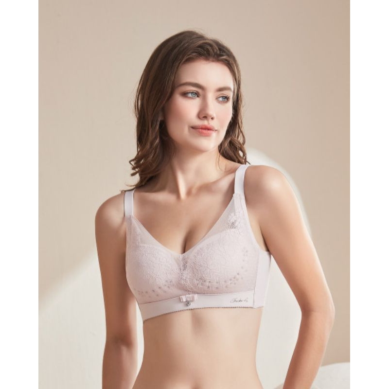 Felancy Bra Brokat Tanpa kawat Blooming Stretch FullCup B (073-2111)