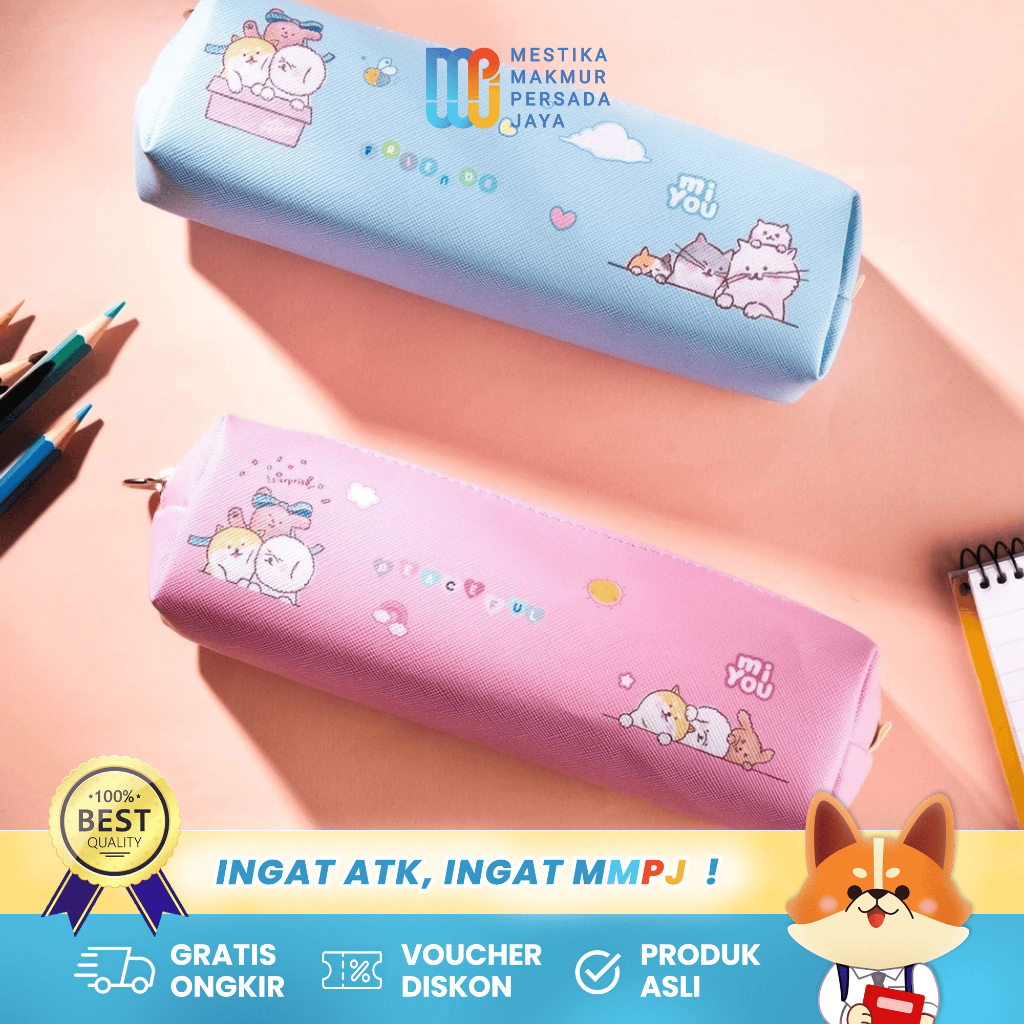

Deli Tempat Pensil / Kotak Pensil Aesthetic Lucu – Mi You EH902